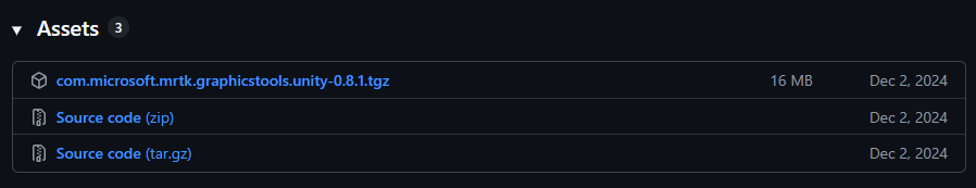 MRGT GitHub release assets